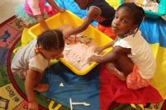 Playing with sand stretches the imagination